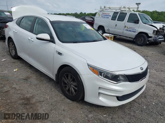 ✅ 2016 Kia Optima LX • VIN: KNAGT4L35G5084510 • Lot: 45088237. Wystawiony na IAAI z przebiegiem 109 479 mil. Bezpłatny archiwum sprzedaży aukcyjnych z USA i szczegółowy raport historii pojazdu na DreamBid. Zdjęcie 1.