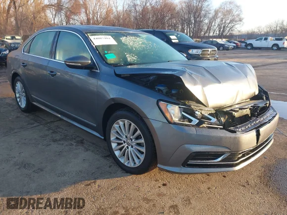 ✅ 2016 Volkswagen Passat SE • VIN: 1VWBS7A3XGC038121 • Lot: 44087404. Listed on IAAI with 139,186 mi. Free auction sales archive from the USA and detailed vehicle history report at DreamBid. Image 1.