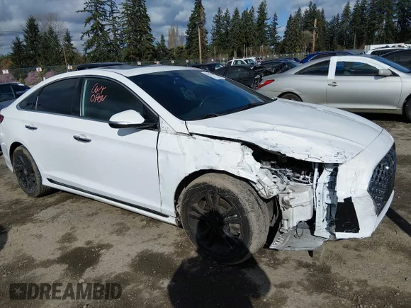 ✅ 2018 Hyundai Sonata Sport Plus • VIN: 5NPE34AFXJH682462 • Лот: 44575180. Опубліковано раніше на IAAI з пробігом 94 103 миль. Безкоштовний доступ до архіву аукціонних продажів зі США та докладний звіт про історію автомобіля на DreamBid. Зображення 1.