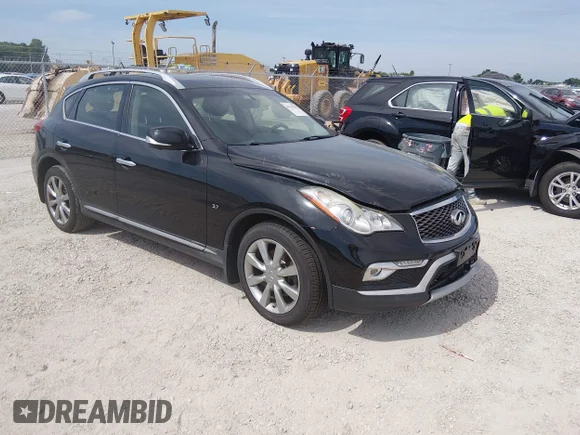 ✅ 2016 Infiniti QX50 • VIN: JN1BJ0RR7GM263096 • Lot: 45248195. Listed on IAAI with 131,103 mi. Free auction sales archive from the USA and detailed vehicle history report at DreamBid. Image 1.