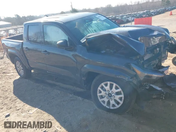 ✅ 2025 Toyota Tacoma SR • VIN: 3TYLD5KN9ST017617 • Lot: 44050649. Listed on IAAI with 24,201 mi. Free auction sales archive from the USA and detailed vehicle history report at DreamBid. Image 1.
