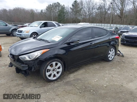✅ 2013 Hyundai Elantra GLS • VIN: KMHDH4AE7DU582474 • Lot: 44370637. Wystawiony na IAAI z przebiegiem 280 000 mil. Bezpłatny archiwum sprzedaży aukcyjnych z USA i szczegółowy raport historii pojazdu na DreamBid. Zdjęcie 2.