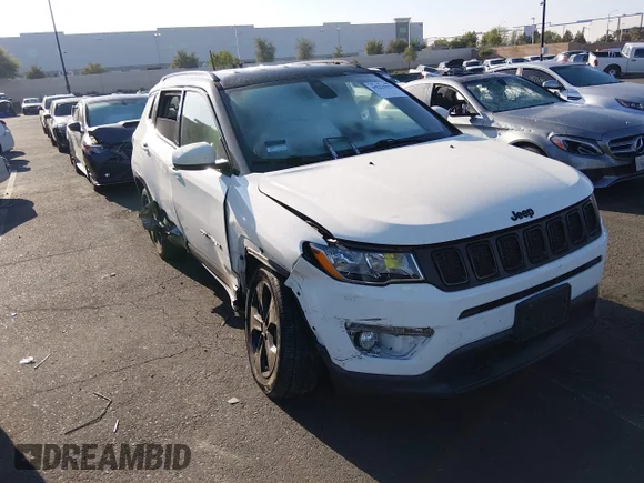 ✅ 2019 Jeep Compass Altitude • VIN: 3C4NJCBB9KT707008 • Lot: 45225979. Wystawiony na IAAI z przebiegiem 95 197 mil. Bezpłatny archiwum sprzedaży aukcyjnych z USA i szczegółowy raport historii pojazdu na DreamBid. Zdjęcie 1.