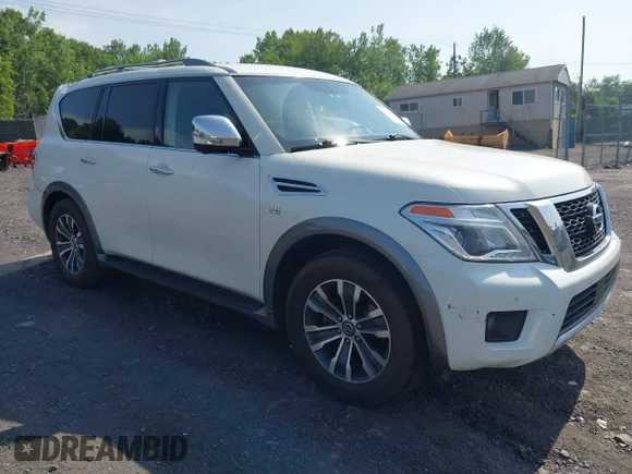 ✅ 2017 Nissan Armada SV • VIN: JN8AY2NC1H9500689 • Lot: 45455677. Wystawiony na IAAI z przebiegiem 81 631 mil. Bezpłatny archiwum sprzedaży aukcyjnych z USA i szczegółowy raport historii pojazdu na DreamBid. Zdjęcie 1.