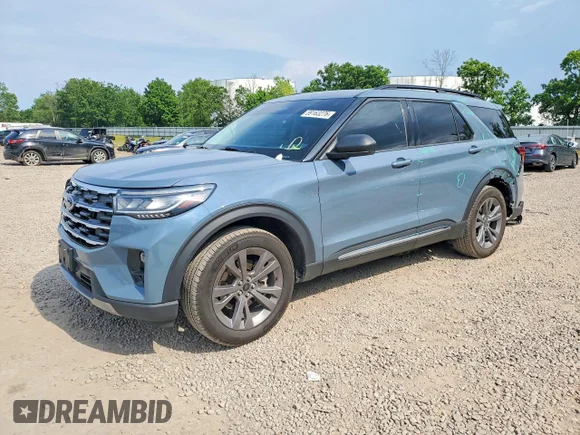 ✅ 2025 Ford Explorer Active • VIN: 1FMUK8DH6SGA53009 • Лот: 59163276. Опубліковано раніше на Copart з пробігом 25 277 миль. Безкоштовний доступ до архіву аукціонних продажів зі США та докладний звіт про історію автомобіля на DreamBid. Зображення 1.