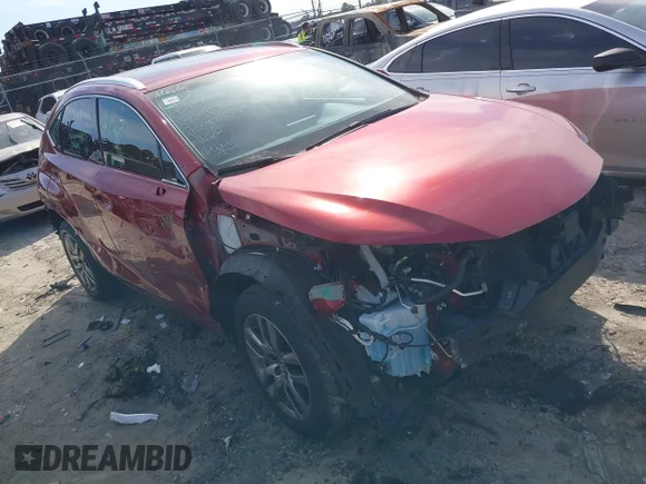 ✅ 2016 Lexus NX 200t • VIN: JTJYARBZ5G2044751 • Lot: 41717867. Listed on IAAI with 49,049 mi. Free auction sales archive from the USA and detailed vehicle history report at DreamBid. Image 1.