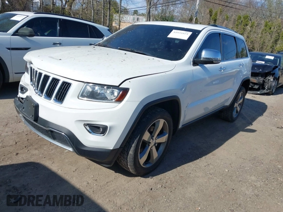 ✅ 2014 Jeep Grand Cherokee Limited • VIN: 1C4RJFBG6EC408302 • Lot: 44931024. Wystawiony na IAAI z przebiegiem 128 579 mil. Bezpłatny archiwum sprzedaży aukcyjnych z USA i szczegółowy raport historii pojazdu na DreamBid. Zdjęcie 2.