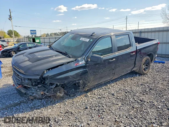 ✅ 2022 Chevrolet Silverado 1500 Custom Trail Boss • VIN: 3GCPDCEK3NG572844 • Lot: 46676826. Listed on Copart with 51,904 mi. Free auction sales archive from the USA and detailed vehicle history report at DreamBid. Image 1.