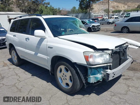 ✅ 2007 Toyota Highlander • VIN: JTEGP21A370130373 • Lot: 42317711. Listed on IAAI with Not provided. Free auction sales archive from the USA and detailed vehicle history report at DreamBid. Image 1.