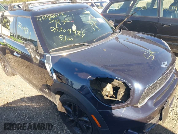 ✅ 2012 MINI Countryman S • VIN: WMWZC5C51CWM13014 • Lot: 43388813. Listed on IAAI with Not provided. Free auction sales archive from the USA and detailed vehicle history report at DreamBid. Image 1.