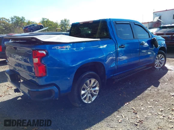 ✅ 2022 Chevrolet Silverado 1500 Custom • VIN: 1GCPDBEK9NZ575158 • Lot: 43456438. Wystawiony na IAAI z przebiegiem 54 468 mil. Bezpłatny archiwum sprzedaży aukcyjnych z USA i szczegółowy raport historii pojazdu na DreamBid. Zdjęcie 4.