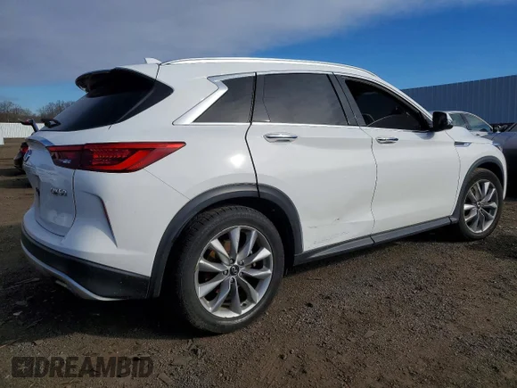 ✅ 2021 Infiniti QX50 Luxe • VIN: 3PCAJ5BB4MF116354 • Лот: 99252795. Опубліковано раніше на Copart з пробігом 99 639 миль. Безкоштовний доступ до архіву аукціонних продажів зі США та докладний звіт про історію автомобіля на DreamBid. Зображення 3.