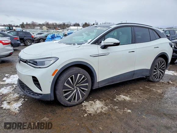 ✅ 2024 Volkswagen ID.4 S • VIN: 1V25MPE86RC014724 • Лот: 78300645. Опубликован ранее на Copart с пробегом 22 986 миль. Бесплатный доступ к архиву аукционных продаж из США и подробный отчёт об истории автомобиля на DreamBid. Изображение 1.