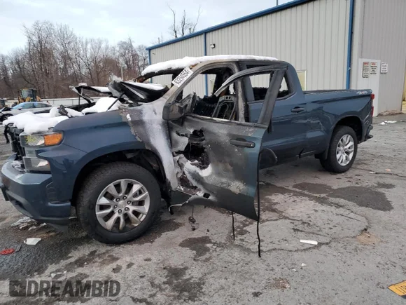 ✅ 2020 Chevrolet Silverado 1500 Custom • VIN: 3GCPYBEH4LG448243 • Lot: 83294554. Listed on Copart with Not provided. Free auction sales archive from the USA and detailed vehicle history report at DreamBid. Image 1.
