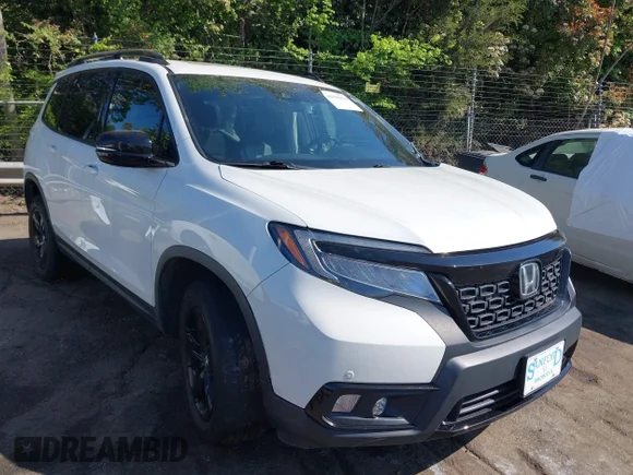 ✅ 2021 Honda Passport Elite • VIN: 5FNYF8H0XMB027184 • Лот: 44845670. Опубликован ранее на IAAI с пробегом 95 920 миль. Бесплатный доступ к архиву аукционных продаж из США и подробный отчёт об истории автомобиля на DreamBid. Изображение 1.