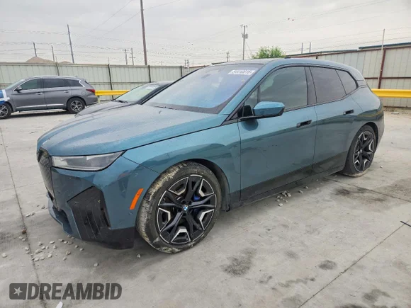 ✅ 2025 BMW iX xDrive50 • VIN: WB523CF03SCT49398 • Lot: 54410816. Listed on Copart with Not provided. Free auction sales archive from the USA and detailed vehicle history report at DreamBid. Image 1.