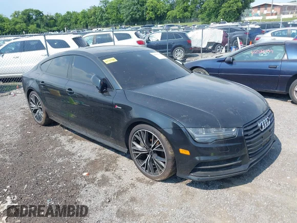✅ 2016 Audi A7 Prestige • VIN: WAU2GAFC8GN034807 • Lot: 42591116. Listed on IAAI with 81,694 mi. Free auction sales archive from the USA and detailed vehicle history report at DreamBid. Image 1.