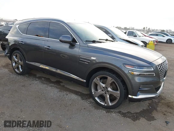 ✅ 2023 Genesis GV80 Advanced Plus • VIN: KMUHCESC9PU123536 • Lot: 43696267. Wystawiony na IAAI z przebiegiem 29 552 mil. Bezpłatny archiwum sprzedaży aukcyjnych z USA i szczegółowy raport historii pojazdu na DreamBid. Zdjęcie 1.