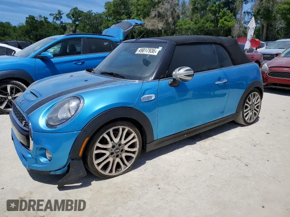 ✅ 2016 MINI Convertible S • VIN: WMWWG9C59G3C22272 • Lot: 49017936. Wystawiony na Copart z przebiegiem 81 009 mil. Bezpłatny archiwum sprzedaży aukcyjnych z USA i szczegółowy raport historii pojazdu na DreamBid. Zdjęcie 1.