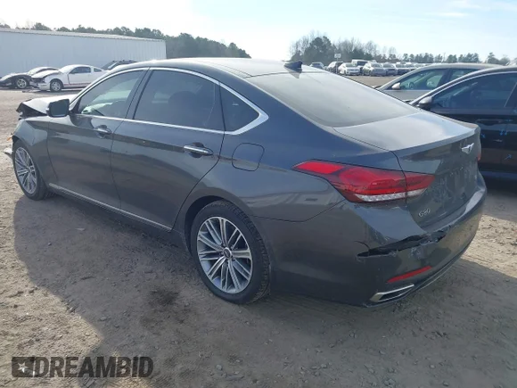 ✅ 2018 Genesis G80 3.8L • VIN: KMHGN4JE3JU230140 • Лот: 41699214. Опубліковано раніше на IAAI з пробігом 35 864 миль. Безкоштовний доступ до архіву аукціонних продажів зі США та докладний звіт про історію автомобіля на DreamBid. Зображення 3.