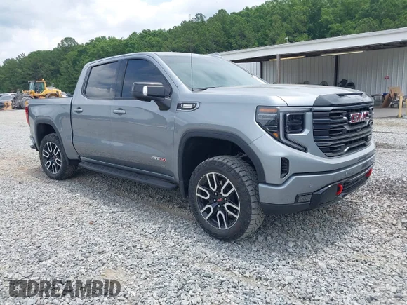✅ 2025 GMC Sierra 1500 AT4 • VIN: 3GTUUEE88SG325317 • Lot: 45278107. Listed on IAAI with 26,970 mi. Free auction sales archive from the USA and detailed vehicle history report at DreamBid. Image 1.