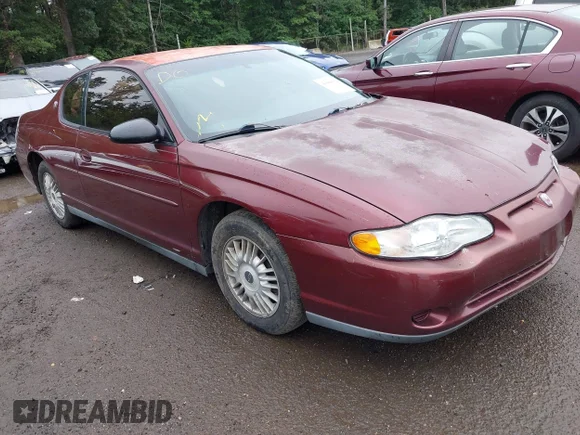 ✅ 2000 Chevrolet Monte Carlo LS • VIN: 2G1WW12E5Y9231221 • Lot: 43009354. Wystawiony na IAAI z przebiegiem 98 759 mil. Bezpłatny archiwum sprzedaży aukcyjnych z USA i szczegółowy raport historii pojazdu na DreamBid. Zdjęcie 1.