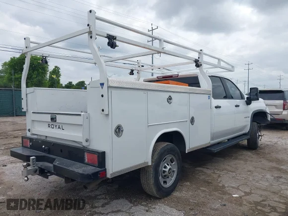✅ 2022 Chevrolet Silverado 2500HD Work Truck • VIN: 1GB1WLE72NF287327 • Lot: 44946109. Wystawiony na IAAI z przebiegiem 68 591 mil. Bezpłatny archiwum sprzedaży aukcyjnych z USA i szczegółowy raport historii pojazdu na DreamBid. Zdjęcie 4.