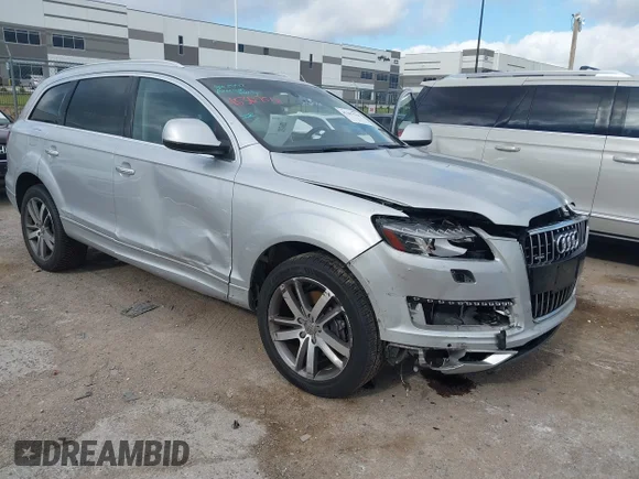 ✅ 2015 Audi Q7 Premium Plus • VIN: WA1LGAFE8FD031333 • Lot: 45307518. Listed on IAAI with 114,902 mi. Free auction sales archive from the USA and detailed vehicle history report at DreamBid. Image 6.