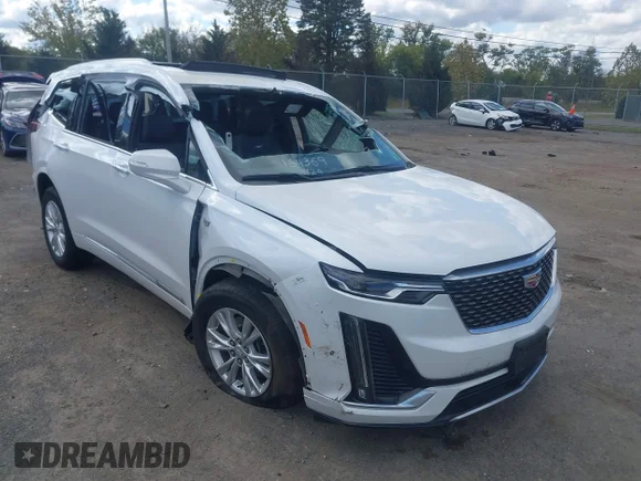 ✅ 2023 Cadillac XT6 AWD Luxury • VIN: 1GYKPBR49PZ227760 • Lot: 43350267. Listed on IAAI with 41,241 mi. Free auction sales archive from the USA and detailed vehicle history report at DreamBid. Image 1.