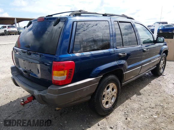 ✅ 2001 Jeep Grand Cherokee Laredo • VIN: 1J4GX48S11C620843 • Lot: 45232510. Wystawiony na IAAI z przebiegiem 168 199 mil. Bezpłatny archiwum sprzedaży aukcyjnych z USA i szczegółowy raport historii pojazdu na DreamBid. Zdjęcie 4.