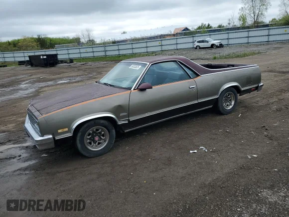 ✅ 1987 Chevrolet El Camino • VIN: 3GCCW80H7HS913746 • Лот: 56333525. Опубликован ранее на Copart с пробегом 73 609 миль. Бесплатный доступ к архиву аукционных продаж из США и подробный отчёт об истории автомобиля на DreamBid. Изображение 1.