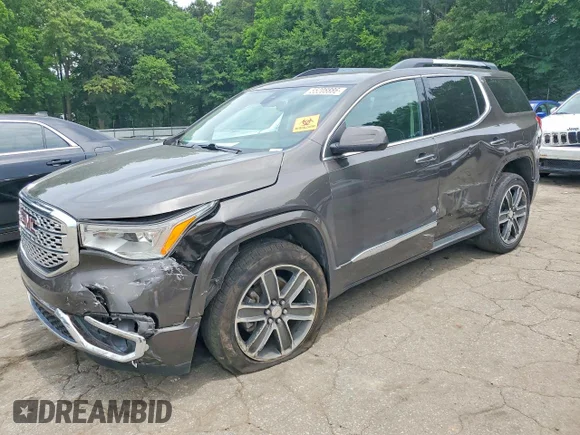 ✅ 2019 GMC Acadia Denali • VIN: 1GKKNXLS1KZ200615 • Lot: 55208886. Wystawiony na Copart z przebiegiem 121 896 mil. Bezpłatny archiwum sprzedaży aukcyjnych z USA i szczegółowy raport historii pojazdu na DreamBid. Zdjęcie 1.