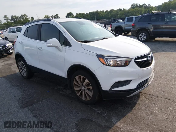 ✅ 2019 Buick Encore Preferred • VIN: KL4CJASB0KB873036 • Lot: 45481424. Listed on IAAI with 127,624 mi. Free auction sales archive from the USA and detailed vehicle history report at DreamBid. Image 1.