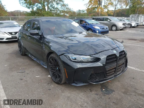 ✅ 2023 BMW M3 Competition xDrive • VIN: WBS43AY06PFR25899 • Лот: 43418163. Опубликован ранее на IAAI с пробегом 22 825 миль. Бесплатный доступ к архиву аукционных продаж из США и подробный отчёт об истории автомобиля на DreamBid. Изображение 1.