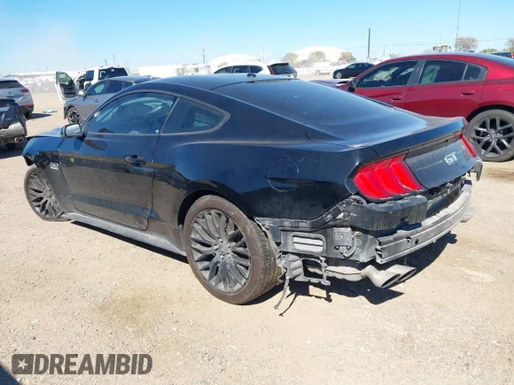 ✅ 2018 Ford Mustang GT • VIN: 1FA6P8CF3J5122656 • Lot: 43586720. Wystawiony na IAAI z przebiegiem 67 803 mil. Bezpłatny archiwum sprzedaży aukcyjnych z USA i szczegółowy raport historii pojazdu na DreamBid. Zdjęcie 3.