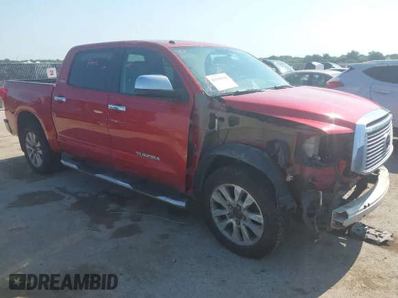 ✅ 2012 Toyota Tundra Limited • VIN: 5TFFY5F12CX128770 • Lot: 42940662. Listed on IAAI with 212,133 mi. Free auction sales archive from the USA and detailed vehicle history report at DreamBid. Image 1.