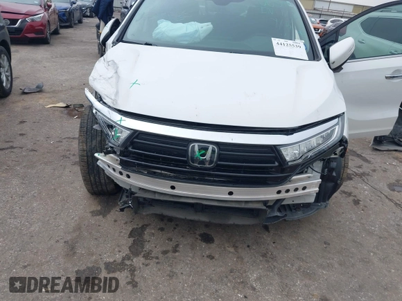 ✅ 2024 Honda Odyssey Touring • VIN: 5FNRL6H86RB026399 • Lot: 44125539. Wystawiony na IAAI z przebiegiem 56 994 mil. Bezpłatny archiwum sprzedaży aukcyjnych z USA i szczegółowy raport historii pojazdu na DreamBid. Zdjęcie 6.