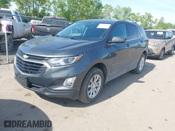 ✅ 2020 Chevrolet Equinox LT • VIN: 2GNAXUEVXL6150955 • Lot: 45293416. Wystawiony na IAAI z przebiegiem 50 148 mil. Bezpłatny archiwum sprzedaży aukcyjnych z USA i szczegółowy raport historii pojazdu na DreamBid. Zdjęcie 2.