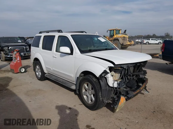 ✅ 2011 Nissan Pathfinder SV • VIN: 5N1AR1NN0BC619232 • Lot: 43872368. Listed on IAAI with Not provided. Free auction sales archive from the USA and detailed vehicle history report at DreamBid. Image 1.