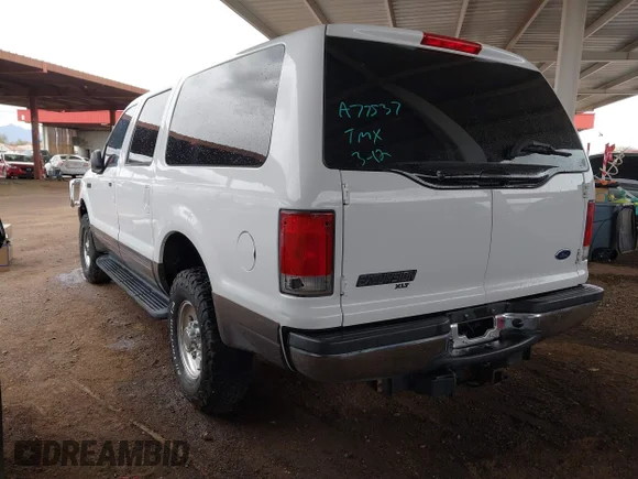 ✅ 2002 Ford Excursion XLT Spec. Service • VIN: 1FMNU41S42EA77537 • Lot: 41790119. Wystawiony na IAAI z przebiegiem 149 792 mil. Bezpłatny archiwum sprzedaży aukcyjnych z USA i szczegółowy raport historii pojazdu na DreamBid. Zdjęcie 3.