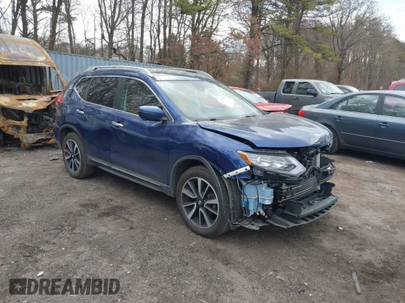 ✅ 2017 Nissan Rogue SV • VIN: 5N1AT2MV0HC796705 • Lot: 44732866. Listed on IAAI with 61,385 mi. Free auction sales archive from the USA and detailed vehicle history report at DreamBid. Image 1.