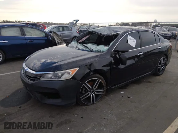 ✅ 2016 Honda Accord Sport • VIN: 1HGCR2F55GA205806 • Lot: 44127216. Wystawiony na IAAI z przebiegiem 273 302 mil. Bezpłatny archiwum sprzedaży aukcyjnych z USA i szczegółowy raport historii pojazdu na DreamBid. Zdjęcie 2.