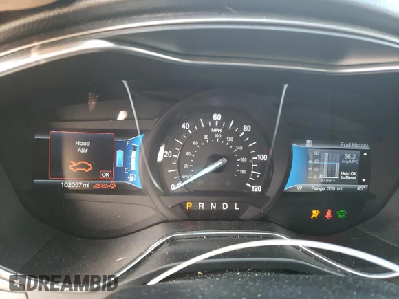 ✅ 2017 Ford Fusion Hybrid SE • VIN: 3FA6P0LU0HR315905 • Lot: 71707462. Wystawiony na Copart z przebiegiem 102 057 mil. Bezpłatny archiwum sprzedaży aukcyjnych z USA i szczegółowy raport historii pojazdu na DreamBid. Zdjęcie 9.