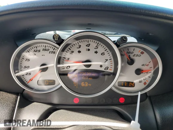 ✅ 2003 Porsche Boxster S • VIN: WP0CB29893U660319 • Лот: 54300435. Опубліковано раніше на Copart з пробігом 73 639 миль. Безкоштовний доступ до архіву аукціонних продажів зі США та докладний звіт про історію автомобіля на DreamBid. Зображення 9.