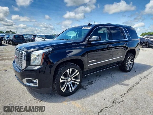 ✅ 2017 GMC Yukon Denali • VIN: 1GKS2CKJ8HR195366 • Lot: 54406176. Listed on Copart with 160,068 mi. Free auction sales archive from the USA and detailed vehicle history report at DreamBid. Image 1.