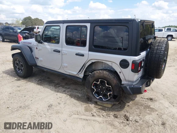 ✅ 2023 Jeep Wrangler Rubicon • VIN: 1C4HJXFN6PW701922 • Lot: 44754690. Listed on IAAI with 62,443 mi. Free auction sales archive from the USA and detailed vehicle history report at DreamBid. Image 3.