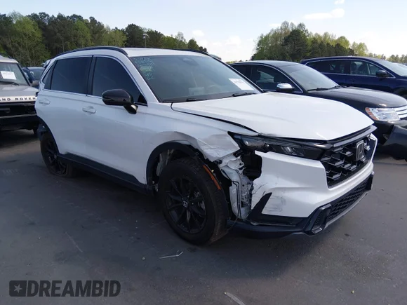 ✅ 2024 Honda CR-V Sport • VIN: 5J6RS5H58RL000929 • Lot: 44758931. Listed on IAAI with 53,810 mi. Free auction sales archive from the USA and detailed vehicle history report at DreamBid. Image 1.