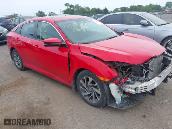 ✅ 2018 Honda Civic EX • VIN: 2HGFC2F70JH594380 • Lot: 45321066. Listed on IAAI with 141,846 mi. Free auction sales archive from the USA and detailed vehicle history report at DreamBid. Image 1.
