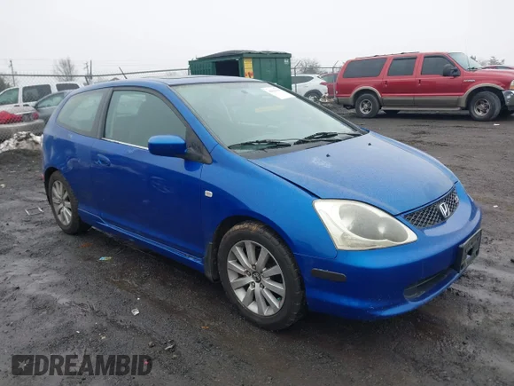 ✅ 2004 Honda Civic Si • VIN: SHHEP33534U504400 • Lot: 44413169. Listed on IAAI with 275,752 mi. Free auction sales archive from the USA and detailed vehicle history report at DreamBid. Image 1.