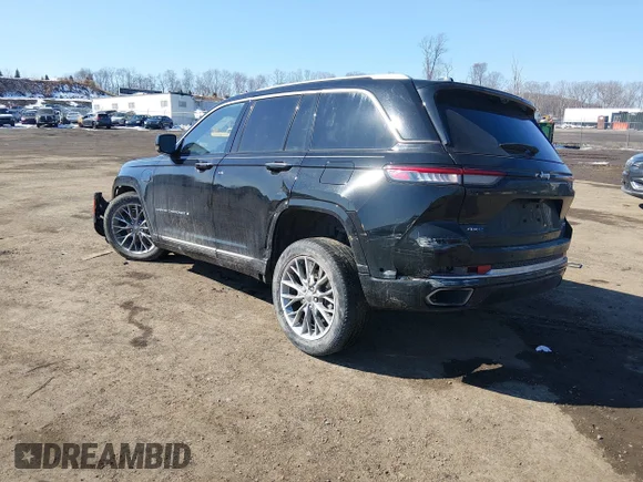 ✅ 2023 Jeep Grand Cherokee Summit • VIN: 1C4RJYE64P8800635 • Lot: 44494473. Wystawiony na IAAI z przebiegiem 36 756 mil. Bezpłatny archiwum sprzedaży aukcyjnych z USA i szczegółowy raport historii pojazdu na DreamBid. Zdjęcie 3.